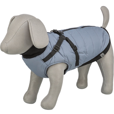 Trixie Pontis Hundjacka med Inbyggd Sele i Grå